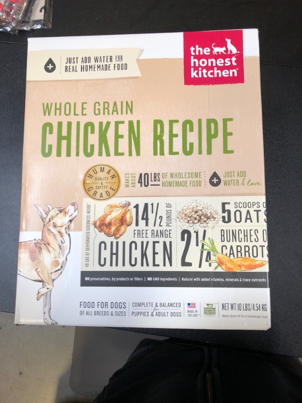 Photo 2 of exp 03/07/24--The Honest Kitchen Whole Grain Chicken Recipe Dog Food - 10 lbs