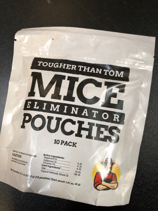 Photo 2 of 10 Pack All-Natural Mice Repellent Pouches – Harmless Peppermint Essential Oil Mouse Deterrent - Keep Mice Out of Your Home and Your Family Safe - by Tougher Than Tom