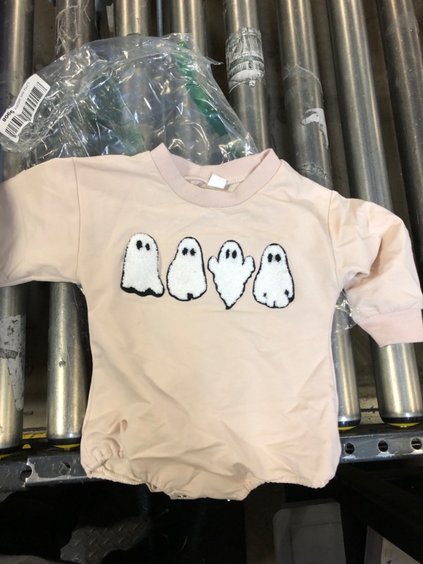 Photo 1 of 12-18 Month Ghost Onesie Long Sleeve Beige 