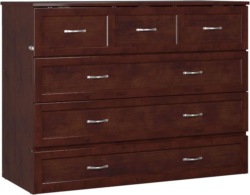 Photo 1 of AFI Deerfield Murphy Bed Chest Full, Walnut
