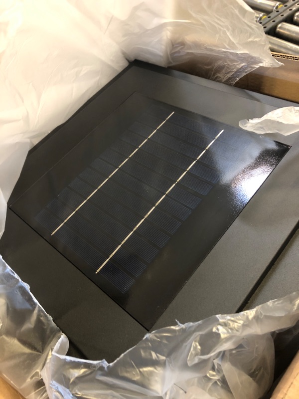 Photo 1 of WENZIFI Outdoor Solar Outdoor Column Lights Modern Post Caps Light Aluminum IP65 Waterproof Pillar Light Square Landscape Column Lamp for Patio Posts Flat Surface Garden Decoration Post Lanterns