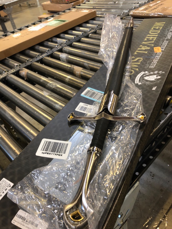 Photo 1 of Medieval Sword One Hand Sword, Dull Blade. For Collection, Gift, Show and Fair Cosplay And LARP