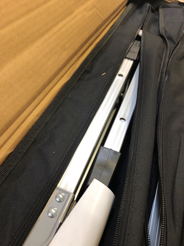 Photo 1 of Sportneer Camping Tables That Fold Up Lightweight, Adjustable Height Aluminum Folding Table Roll Up Table with Mesh Layer for Outdoor Camp Picnic Beach RV Back Yard Cook Kitchen White