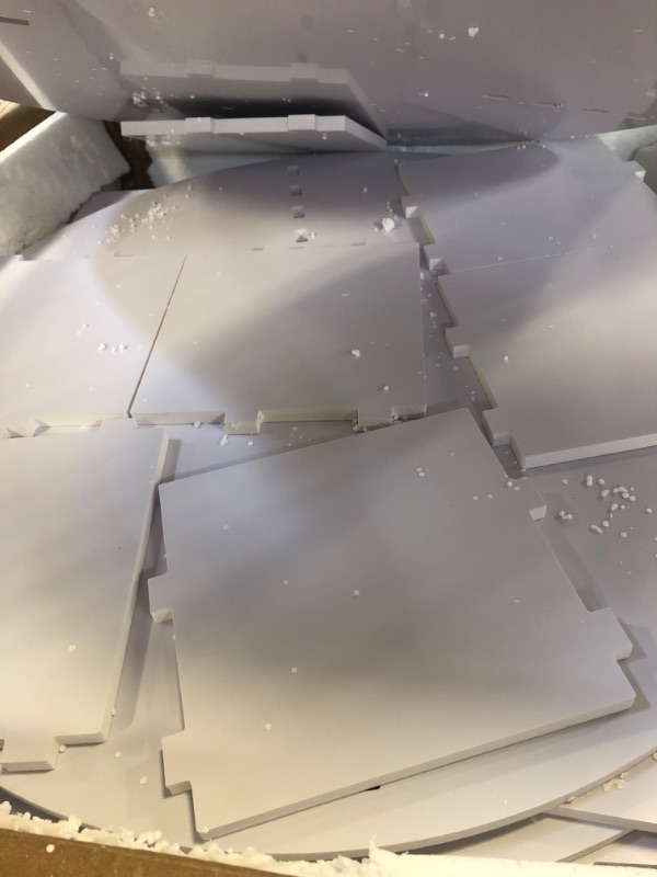 Photo 1 of Hestiasko Rotating Shoe Rack Tower, 7 Tier Spinning Shoe Rack Tower, Center Hollow Rotating Shoe Rack Tower 360°, Easy to Assemble, Round Shoe Rack for Entryway Living Room Hallway - White