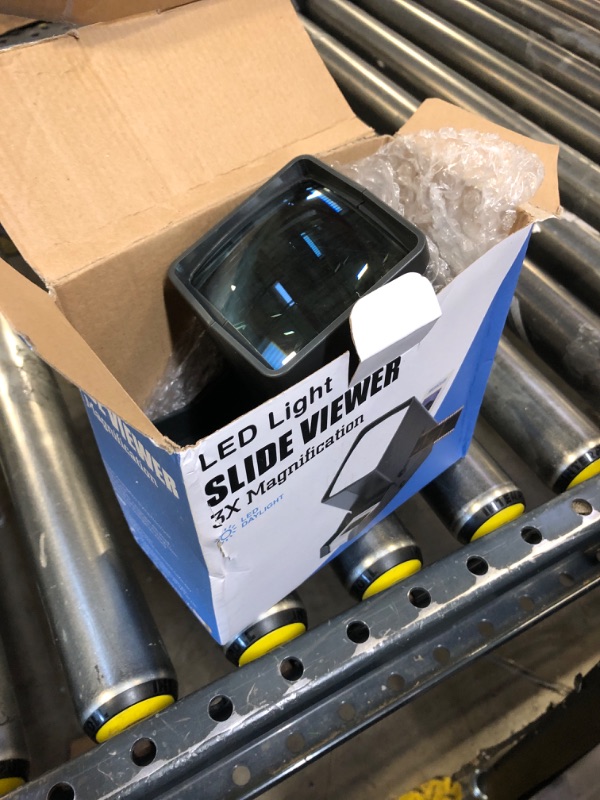 Photo 1 of MAFUEAY 35mm Slide and Film Viewer, Negative Viewer, Desk Top LED Lighted Illuminated Viewing, 3X Magnification, USB Powered