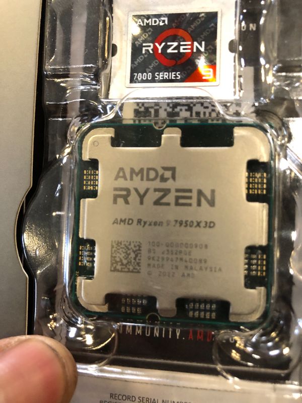 Photo 3 of AMD Ryzen™ 9 7950X3D 16-Core, 32-Thread Desktop Processor
