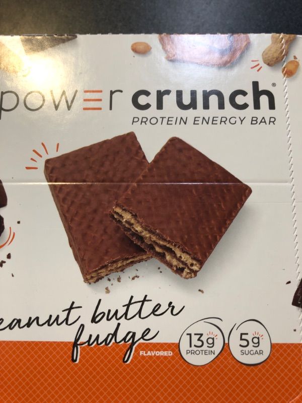 Photo 2 of exp 06/19/2025------BioNutritional Research Group Power Crunch Protein Energy Bar Peanut Butter Fudge 12 Bar(S)