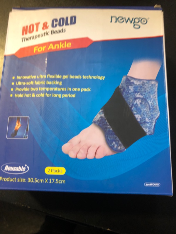 Photo 2 of NEWGO®Ankle Cold Pack Ice Wrap for Ankle Injuries 2 Pack Ankle Ice Pack for Swelling