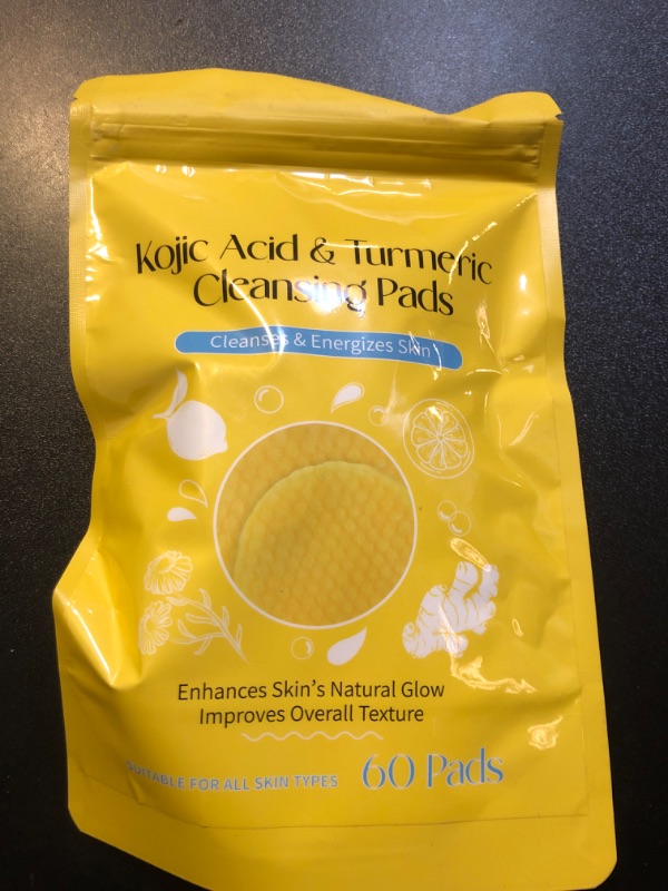 Photo 2 of NAISI 60 Pads Turmeric Kojic Acid Cleansing Pads,Kojic Acid and Turmeric Cleansing Pads,Face Kojic Acid and Turmeric Cleansing Pads