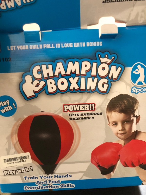 Photo 2 of Punching Bag for Ages 3 4 5 6 7 8+ Years Old Kids