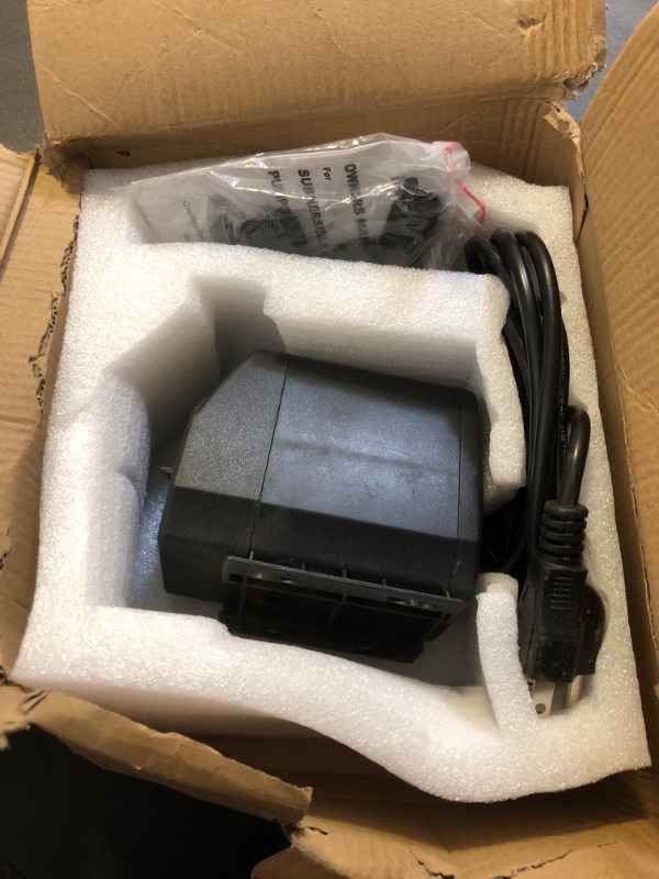 Photo 1 of Submersible Pump 1056GPH (4000L/H 85W) Ultra Quiet with Dry Burning Protection 9.8ft Power Cord for Fountains, Hydroponics, Ponds, Aquariums & More………………