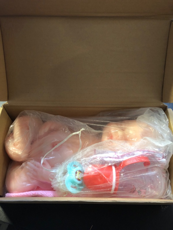 Photo 1 of Cazoxdoll 16 inch Full Silicone Baby Doll Girl - Realistic Reborn Baby Dolls Silicone Full Body for Christmas and Birthday Gifts