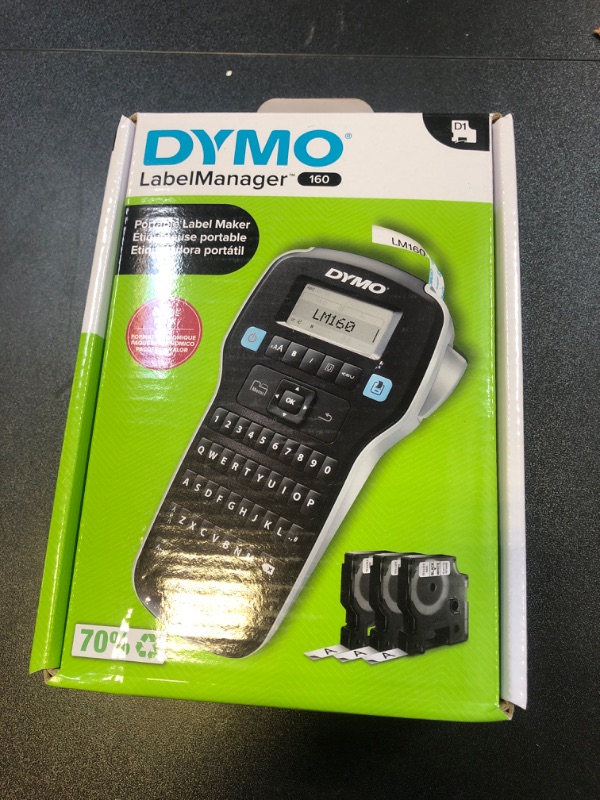 Photo 2 of DYMO LabelManager 160 Portable Label Maker Bundle