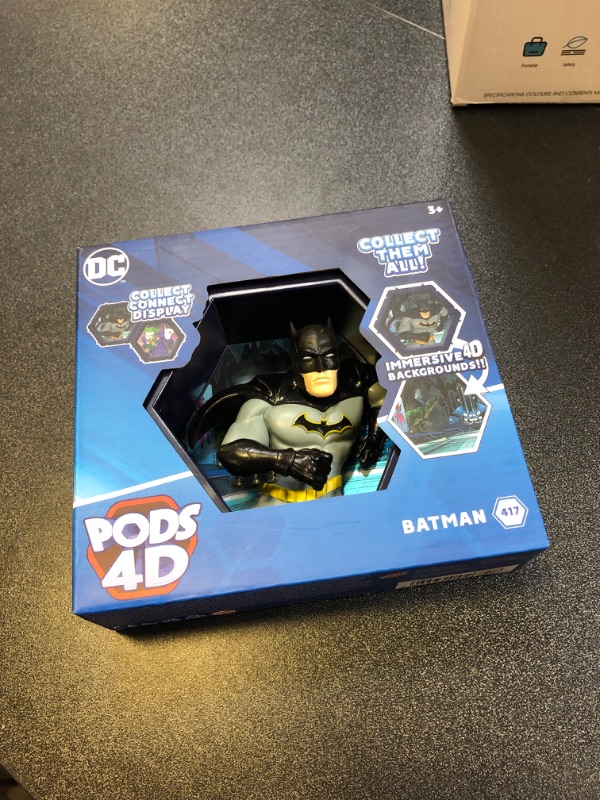 Photo 2 of WOW! PODS 4D DC Batman Toy - Unique Connectable & Collectable Batman DC Action Figures - Wall or Shelf Display Toy Figure, Batman Action Figure, Easter Basket Stuffers, Batman Gifts for Men, DC Toys