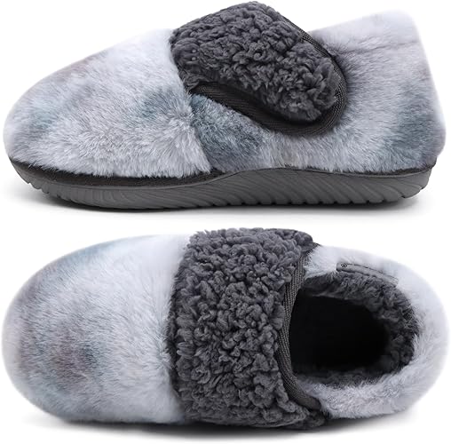 Photo 1 of COFACE Women House Slippers Memory Foam Fluffy Slippers Ladies House Shoes Indoor Outdoor size US8