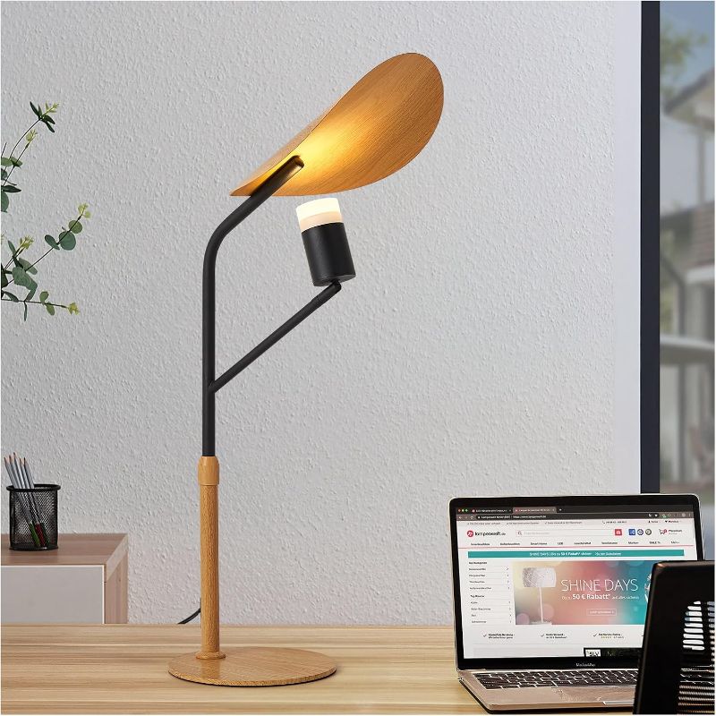 Photo 1 of Table lamp for Living Room, LED Modern Simple Table lamp, Free Height 26.5-28.5 inches, Using Warm Light, Simple Wind lamp, Suitable for Bedroom, Living Room, Office, Children's Room