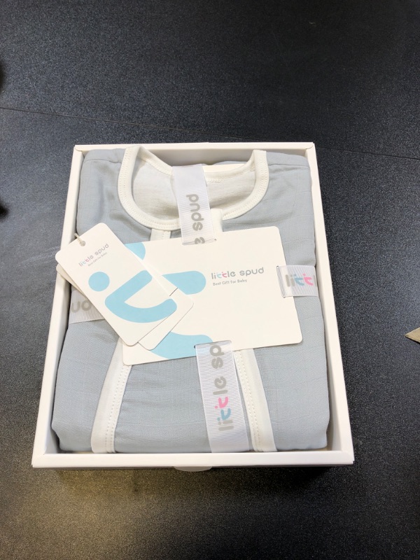 Photo 1 of Little Spud Best Gift for Baby, Sleeping Outfit for Babies, Grey/Blue size 6-12 Months