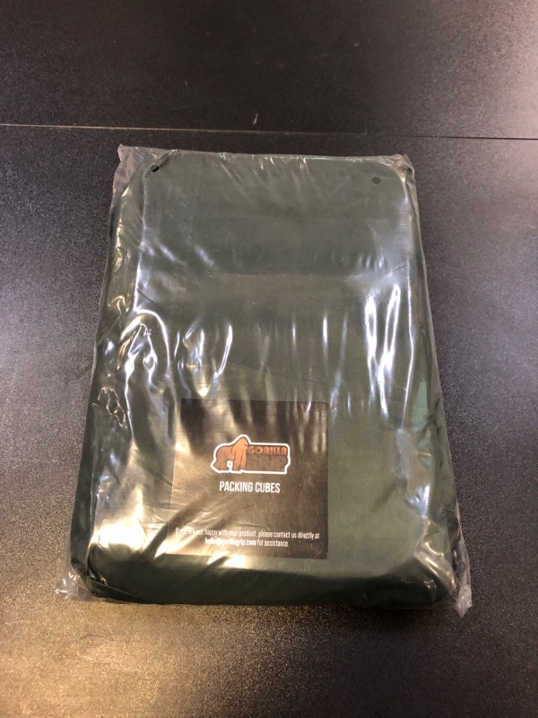 Photo 2 of Gorilla Grip 6 Set Packing Cubes, Travel Essentials for Suitcases, Breathable Mesh Organizer Bags for Clothes Toiletries and Laundry, Luggage and Backpack Carry On Airplane Accessories Hunter Green