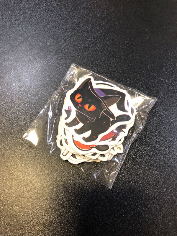 Photo 2 of 50PCS New Non-Repeating Halloween Stickers, Youth Adult Party Favors Gifts Halloween Theme Stickers, Halloween Cartoon Party Stickers Decoration (A)