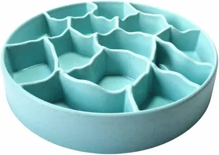 Photo 2 of FLYINGSEA 8 Inch Slow Feeder Dog Bowl, Polypropylene, Anti Gulping Healthy Eating, Pet Feeder, 12 oz, Medium Breeds, BPA Free, Dishwasher Safe, Multiple Color Choices