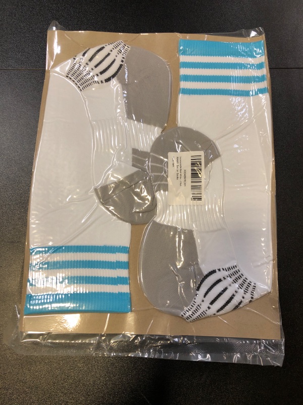 Photo 1 of IRAMY Compressive Soccer Socks with Ankle Compression Support Coolmax Moisture-Wicking Anti-Slip Football Baseball Softball Socks 2 Packs