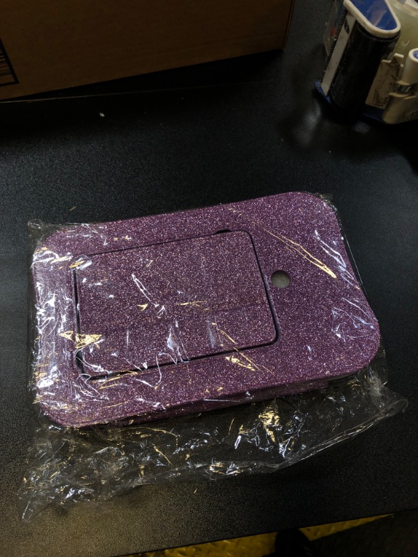 Photo 2 of ACdream Case for LeapPad Ultimate, Leather Tablet Case for LeapPad ACdream Kids Learning Tablet(2017 Release), (Purple Stars of Paris)