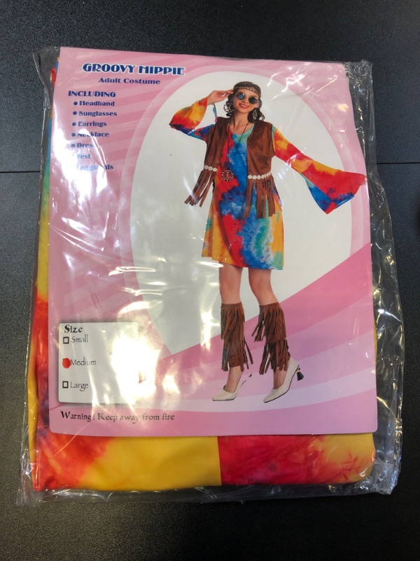 Photo 2 of Hippie Halloween Costumes for Women Men: 60s 70s Outfit Matching Couple Costume Adult Duo Hippy Disfraz Mujer Hombre