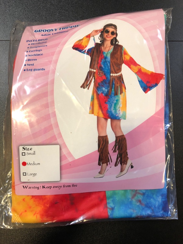 Photo 2 of Hippie Halloween Costumes for Women Men: 60s 70s Outfit Matching Couple Costume Adult Duo Hippy Disfraz Mujer Hombre