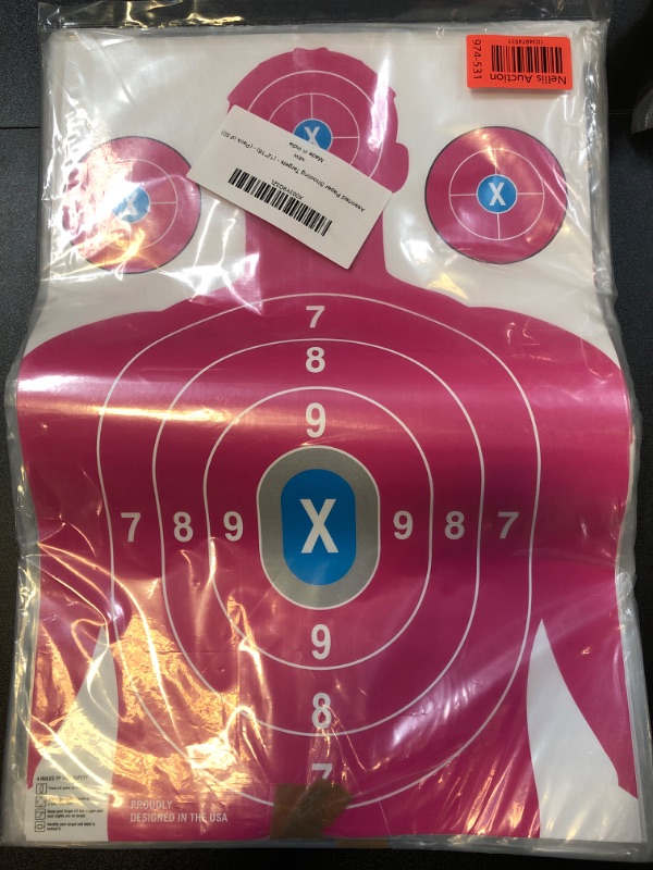 Photo 2 of Heavy Duty Shooting Targets Paper Targets for Shooting Range - Indoors and Outdoor Targets for Shooting Rifle - Gun Range Targets for Pistol Shooting - Handgun Shooting Range Accessories