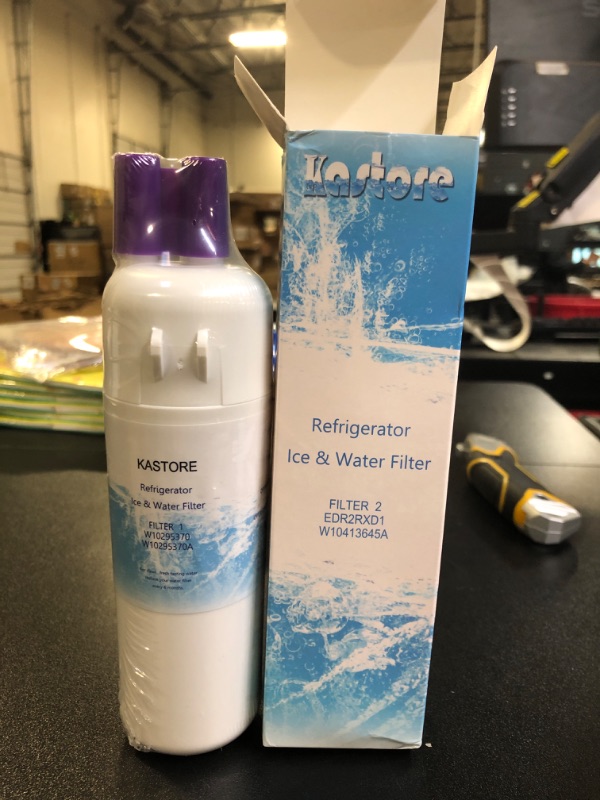Photo 1 of 1 Kastore Refrigerator Ice & Water Filter 2 EDR2RXD1 W10413645A