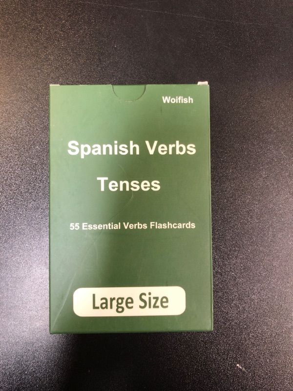 Photo 3 of 55 Essential Spanish Verb Flash Cards with 4 Most Commonly Used Conjugation