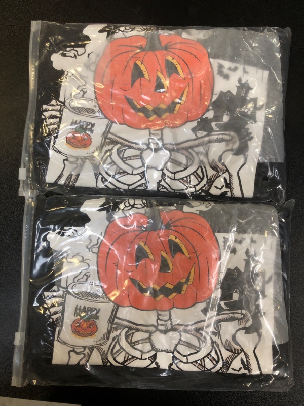 Photo 2 of 2 Shirts ELDPS Skeleton Shirts for Women: Halloween Tshirt Funny Pumpkin Graphic Tee Halloween Party Gift Casual Short Sleeve Tops Size Large 