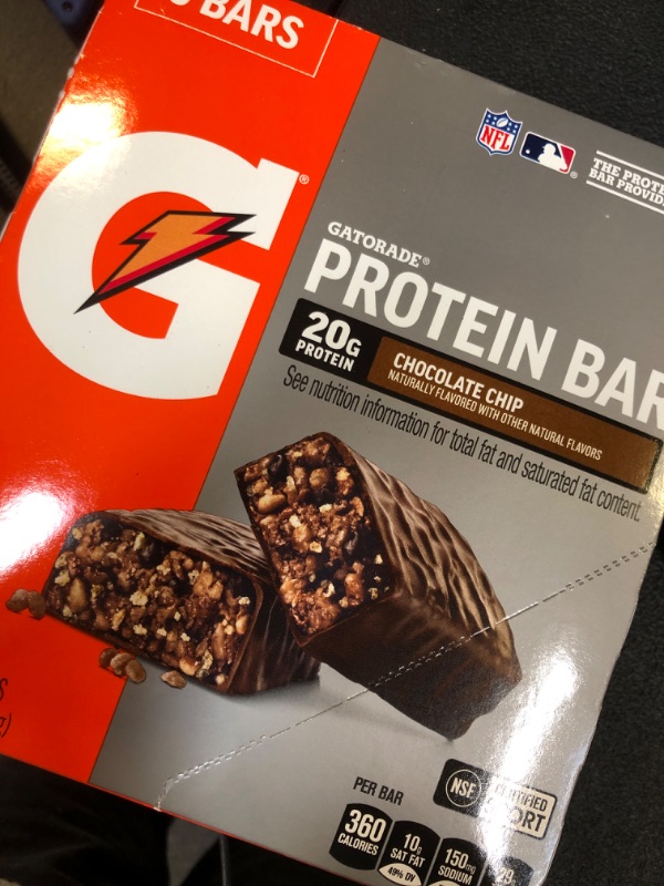 Photo 3 of Gatorade Whey Protein Bars, Variety Pack, 2.8 oz bars , 18 Count (Pack of 3) EXP 12/17/2024