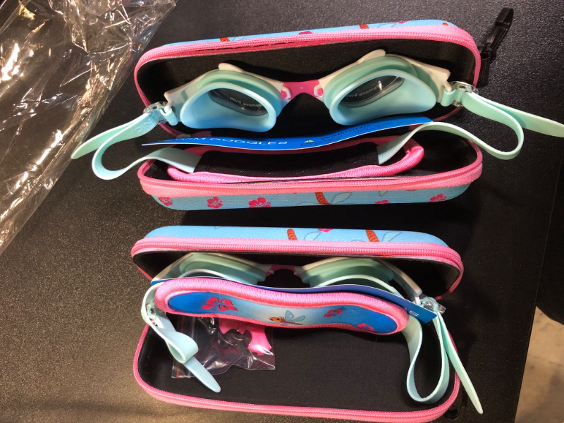 Photo 3 of 2 Pairs of Kids Swim Goggles 3-5, Toddler Goggles Soft Band , Dragonfly Goggles for Kids 3-6