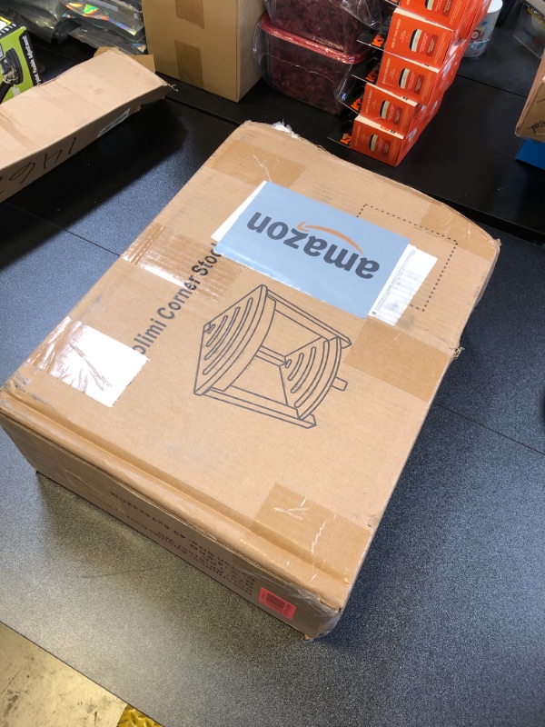 Photo 1 of HDPE Corner Shower Stool,Shower Bench Seat with Storage Shelf for Shaving Legs Plastic Spa Bath Step Foot Rest for Bathroom Small Place (White)