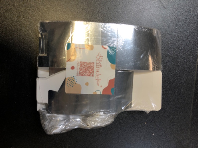 Photo 1 of Shindel 50PCS Tiny Gift Boxes, Silver Candy Treat Boxes Mini Favor Boxes 3 x 3 x 3 Inch Boxes with Ribbon for Wedding Bridal Shower Birthday