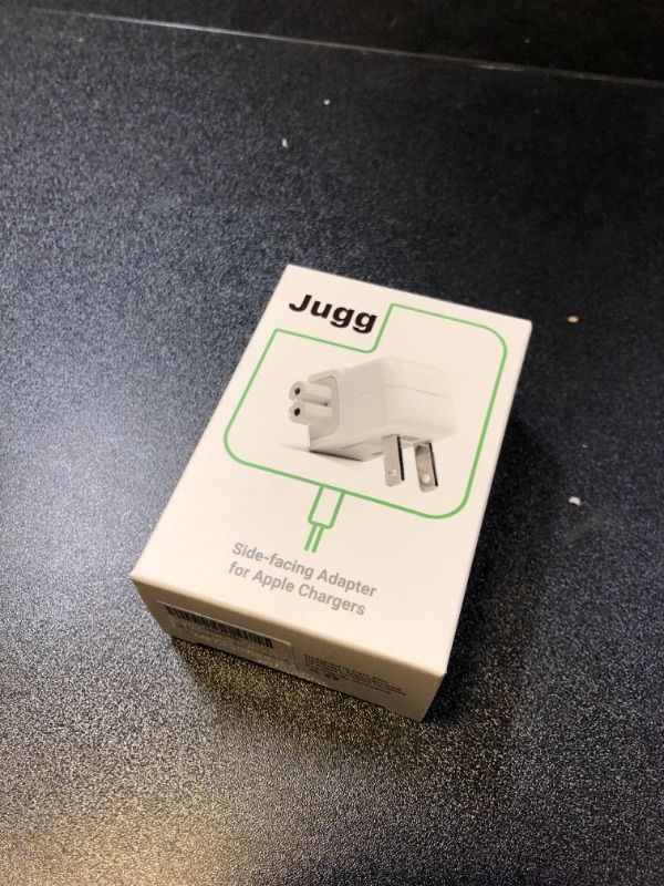 Photo 1 of Side-Facing Adapter Compatible with Apple MacBook Chargers Including: Apple USB-C, MagSafe, MagSafe 2 - Efficient Charging for MacBook, MacBook Pro, MacBook Air.