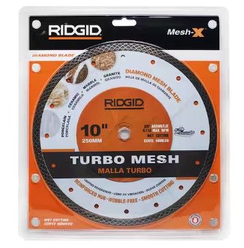 Photo 1 of 10 in. Mesh Continuous Rim Diamond Blade
