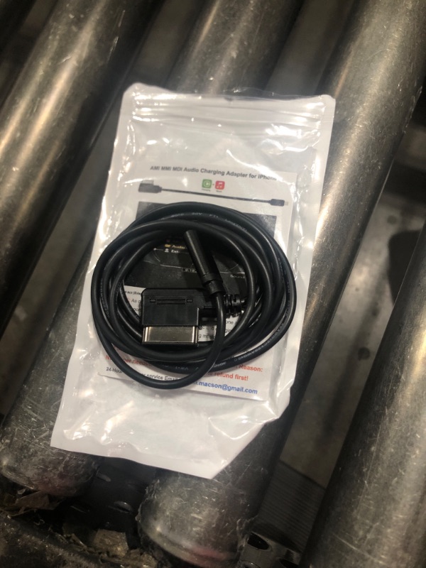 Photo 1 of AMI MMI Aux Cord for Apple iPhone 14 13 12 11 XS XR X 8 7 6 SE Compatible with Audi A3/A4/A5/A6/A7/A8/S4/S6/S8/Q5/Q7/R8/TT 2011-2016, VW CC Magotan with MMI 3G System (4FT)