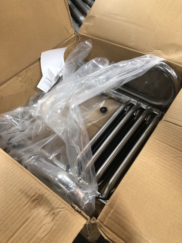 Photo 1 of Amarine Made Boat Ladder Stainless Steel Telescoping Ladder Swim Step for Dock, Marine Pontoon/Yacht/Swimming Pool