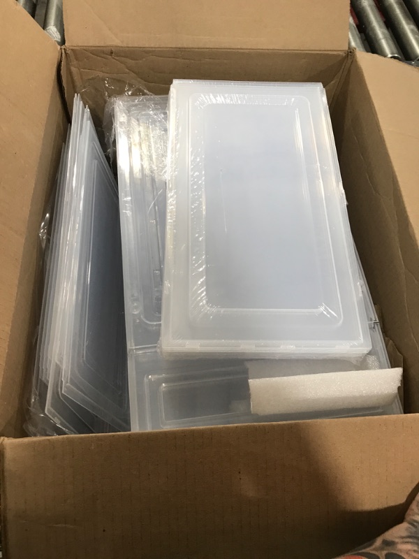 Photo 1 of Clemate Upgraded X-Large Shoe Storage Box,12 Pack,Shoe Box Clear Plastic Stackable,Drop Front Shoe Box with Clear Door,Shoe Organizer and Shoe Containers For Sneaker Display,Fit up to US Size13