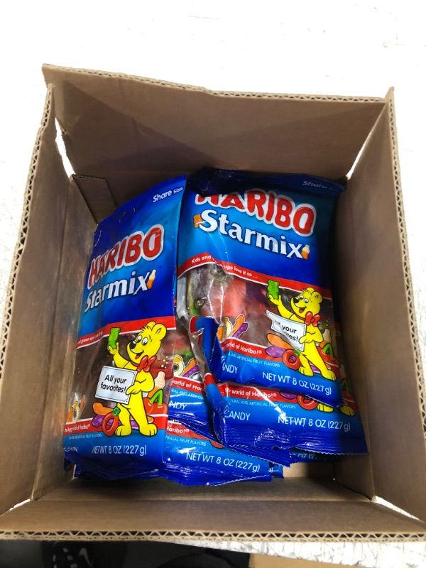 Photo 2 of (Price/Case)Haribo Confectionery Gummi Candy Starmix 8 Ounce Bag - 10 per Case
