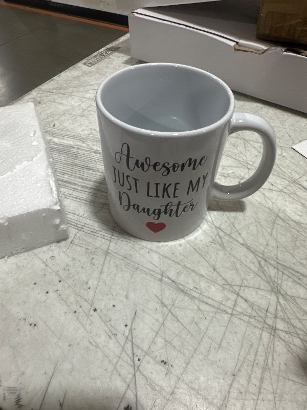 Photo 2 of Awesome Like My Daughter Cup Funny Dad Mugs | Cool Funny Father Day Gifts for Dad, Christmas Gifts for Dads Who Have Everything | Funny Mug for Dad Gift Ideas - Birthday Gift for Dad from Daughter