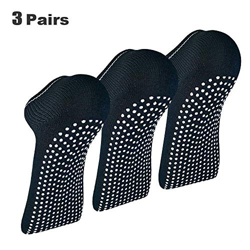 Photo 1 of 3 x Pair Non/ Anti Slip Yoga Pilates Socks Martial Arts Fitness Dance Barre