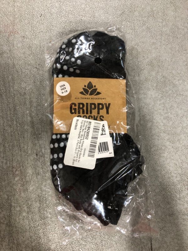 Photo 2 of 3 x Pair Non/ Anti Slip Yoga Pilates Socks Martial Arts Fitness Dance Barre