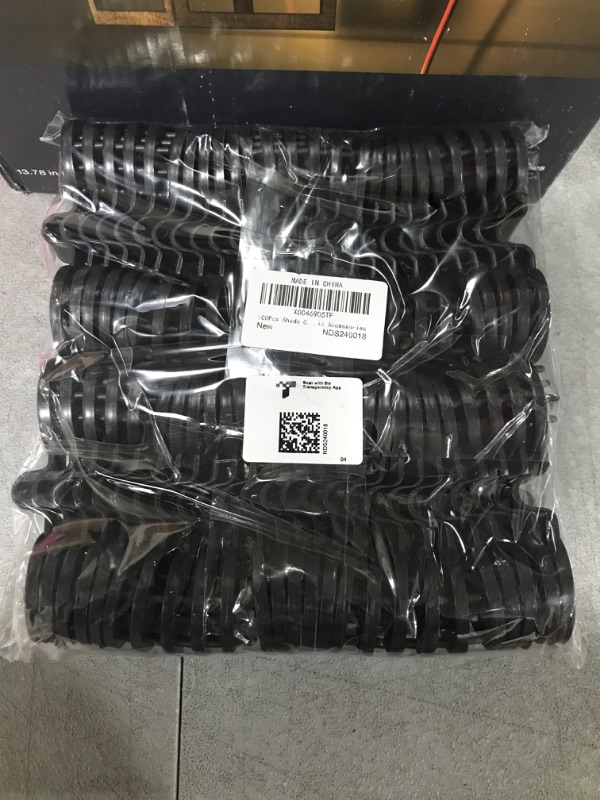 Photo 2 of 100Pcs Shade Cloth Clips, 2024 New Shade Cloth Heavy Duty Lock Grip, Reusable Plastic Black Clips for Greenhouse Outdoor Garden Shade Netting, Anti Bird Netting, Shade Fabric Accessories