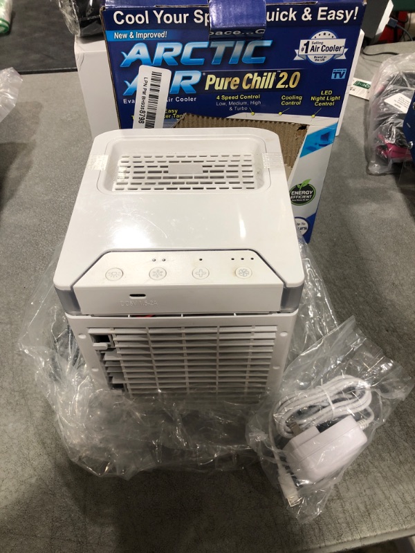 Photo 2 of Arctic Air Pure Chill 2.0 Evaporative Air Cooler by Ontel - Powerful