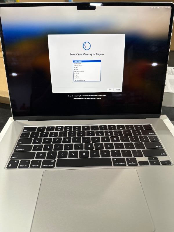 Photo 2 of Apple 2024 MacBook Air 15-inch Laptop with M3 chip: Built for Apple Intelligence, 15.3-inch Liquid Retina Display, 16GB Unified Memory, 512GB SSD Storage, Backlit Keyboard, Touch ID; Silver