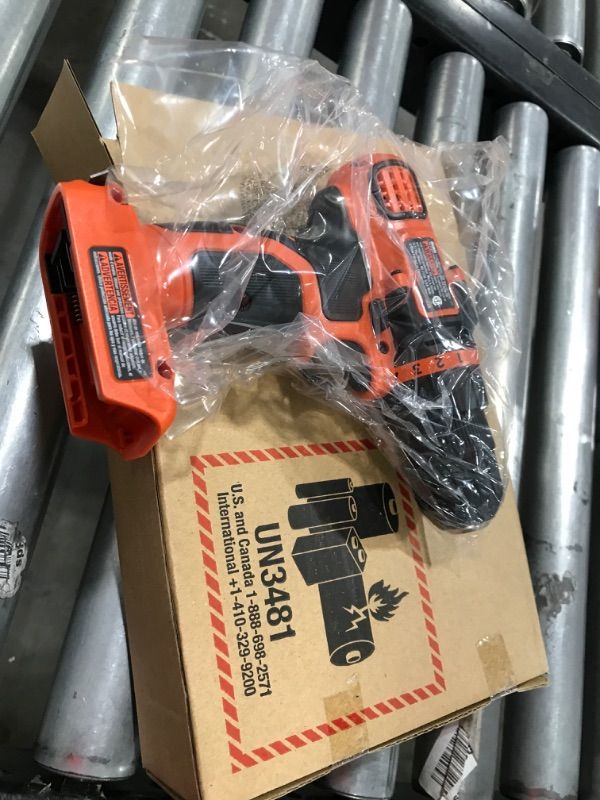 Photo 2 of BLACK+DECKER 20V MAX Cordless Drill and Driver