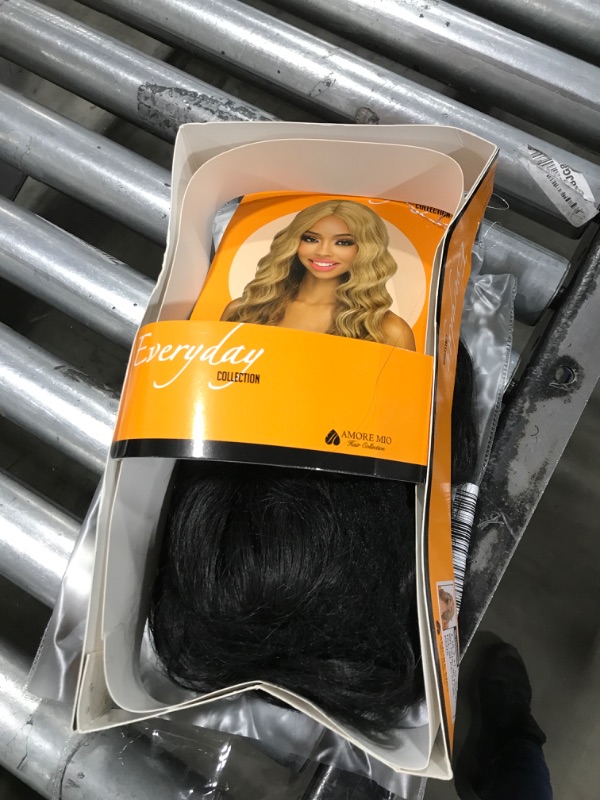 Photo 2 of Amore Mio Hair Collection's AW-LOVESOME, Loose Curl Style EVERYDAY WIG, Color 1B, Off Black